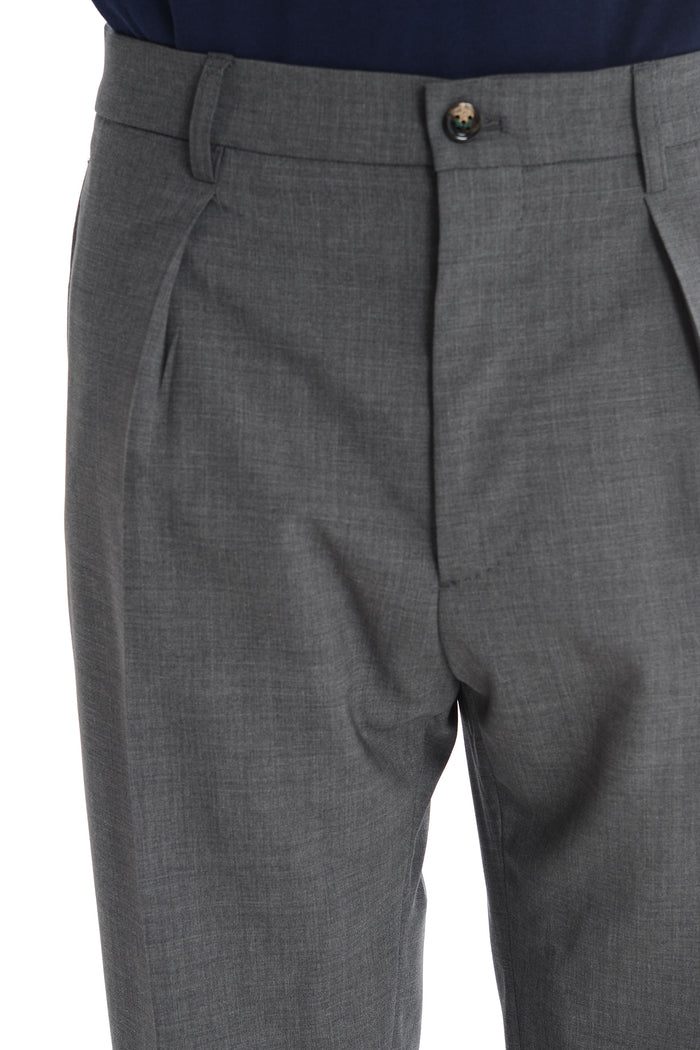 Berwich Pantalone Grigio Fumo Uomo Chiaia 4