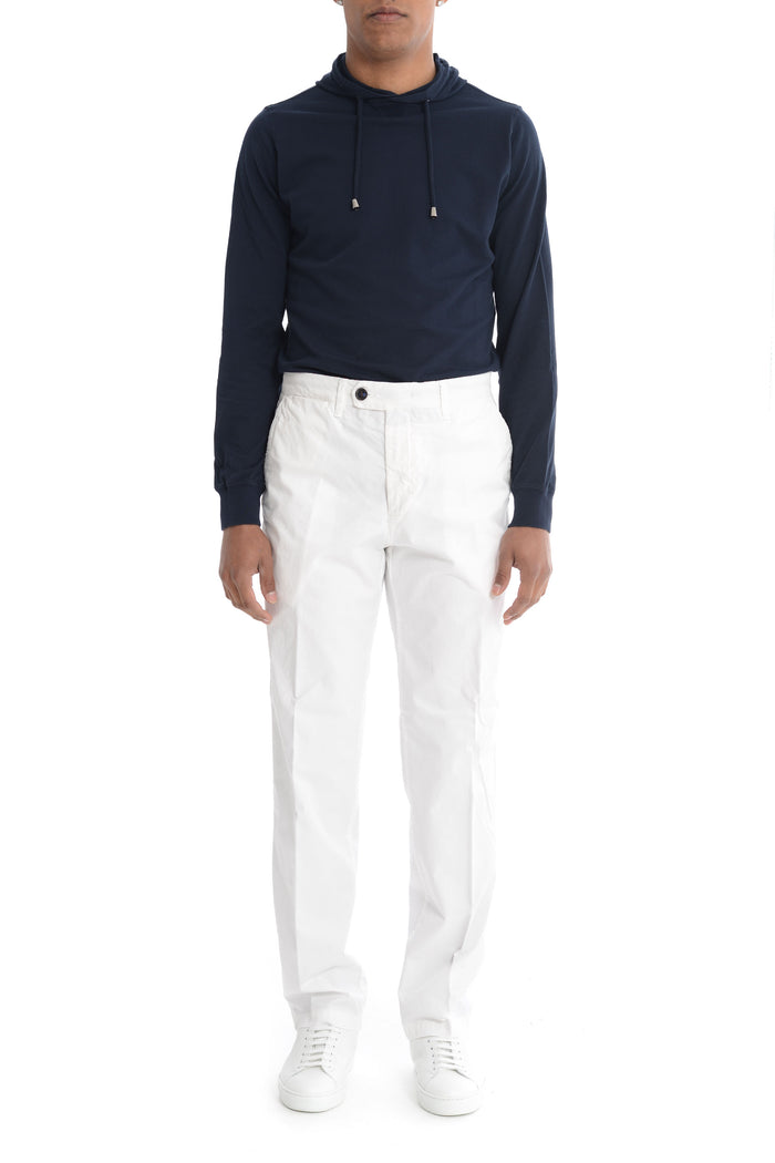 White Sand White Men's Straight Leg Trousers 1