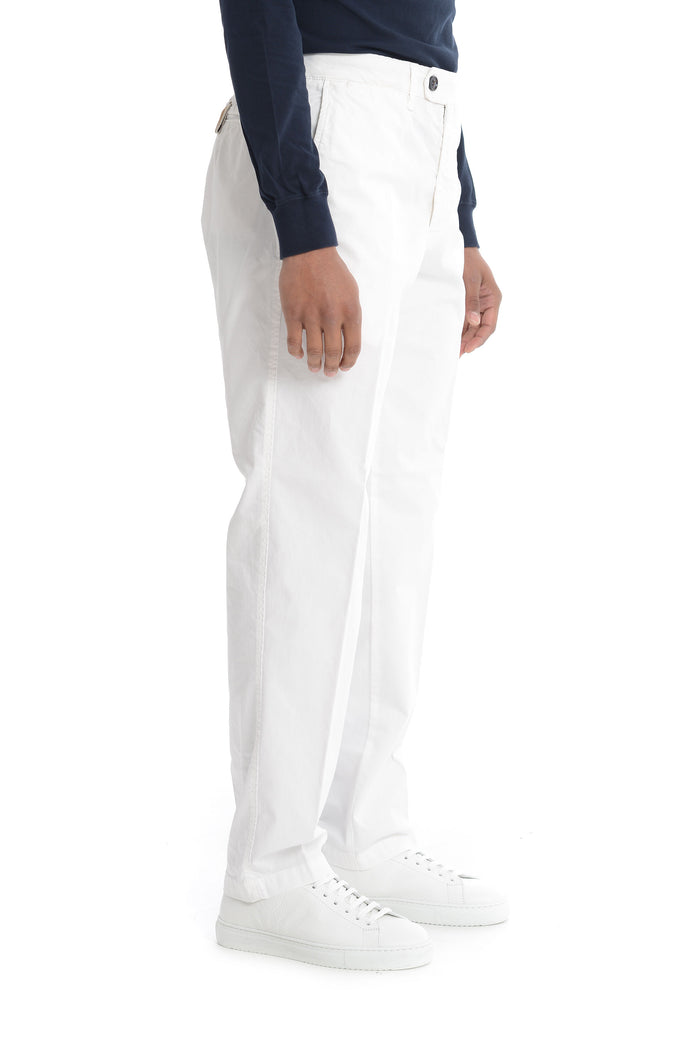 White Sand White Men's Straight Leg Trousers 2