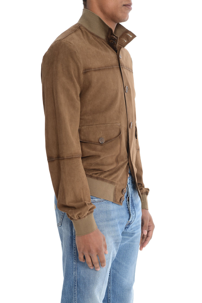 Bully Beige Men's Suede Jacket 2