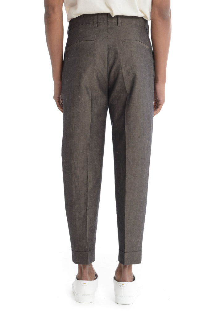 Berwich Pantalone Marrone Uomo Chiaia 3