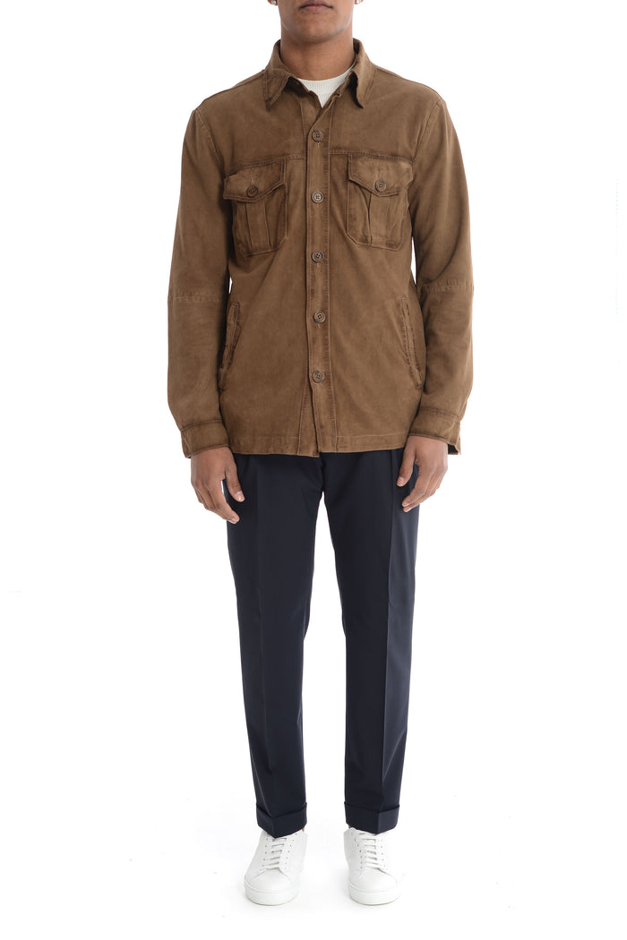 Bully Brown Suede Men's Jacket 1