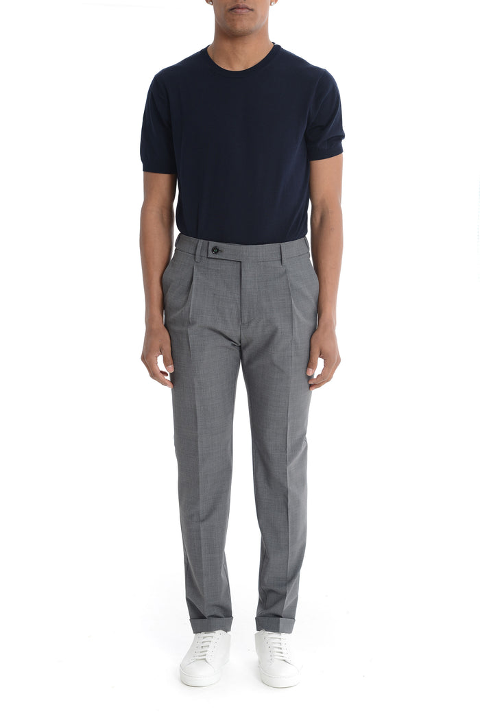 Berwich pantalone grigio uomo retro