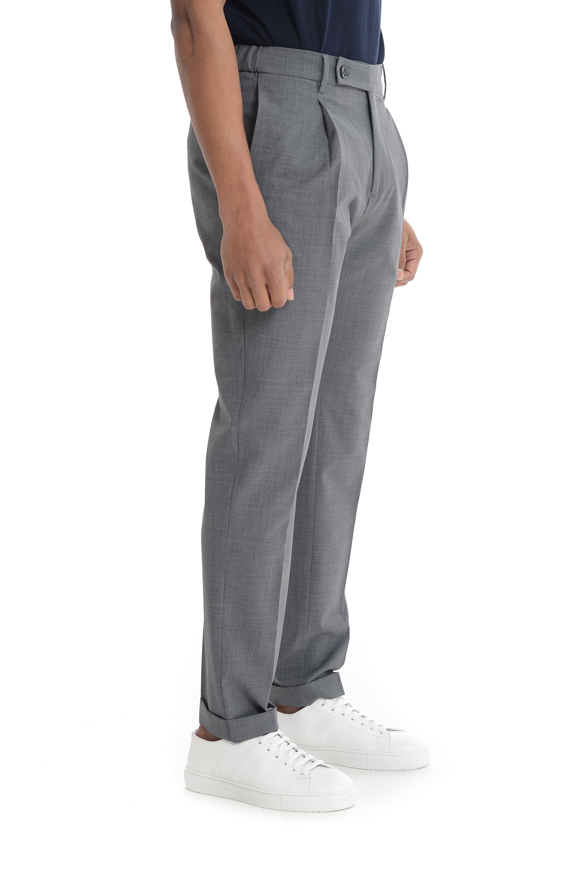 Berwich Men's Gray Trousers Retro - Dipierro