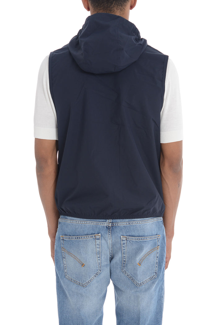 K-way Men's Blue Vest Valen Stretch Dot 3