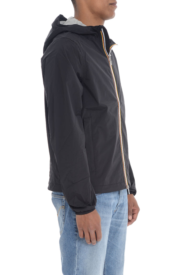 K-way Men's Black Jacket Stretch Nylon Jersey 2