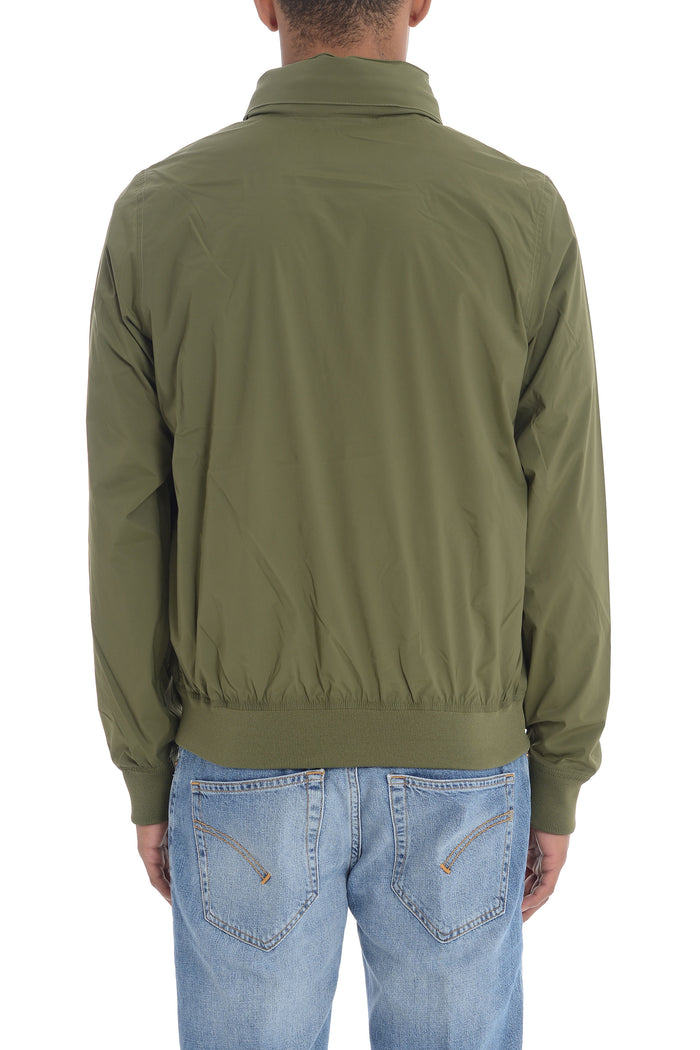 K-way Cypress Green Men's Jacket Amaury Stretch Nylon Jersey 4