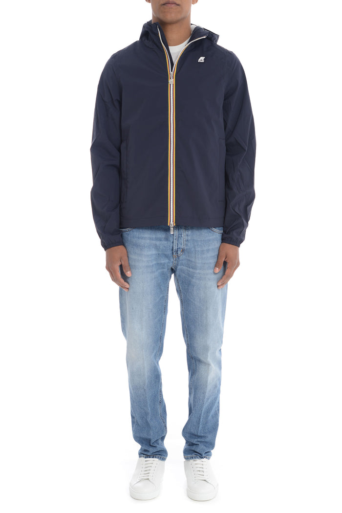 K-way Giubbotto Blu Uomo Jack Stretch Nylon Jersey 1