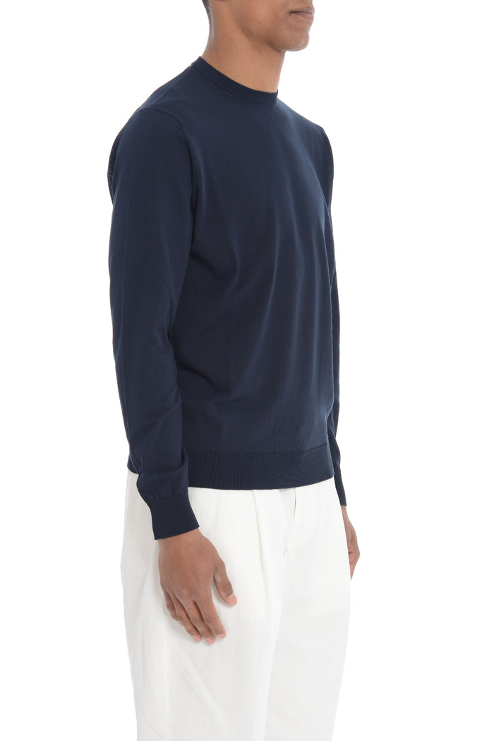 Filippo De Laurentis Maglia Blu Uomo maniche lunghe 3