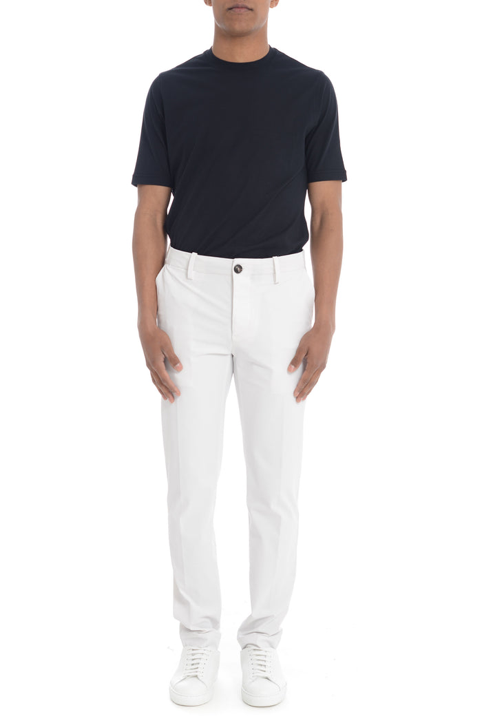 Rrd White Men's Trousers in Technical Fabric 1