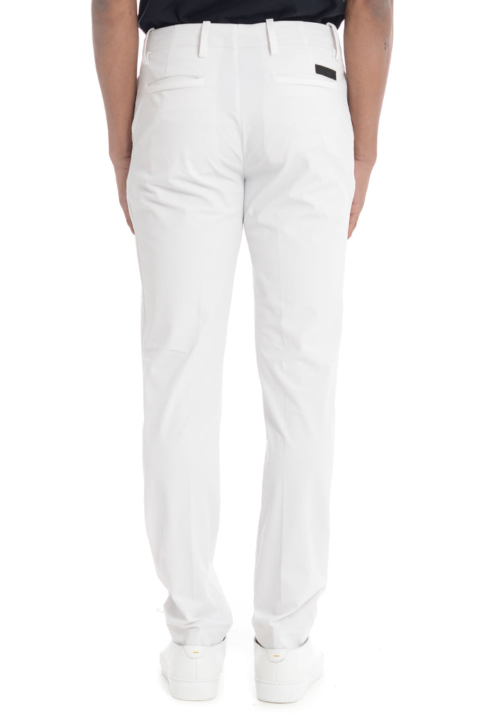 Rrd White Men's Trousers in Technical Fabric 3