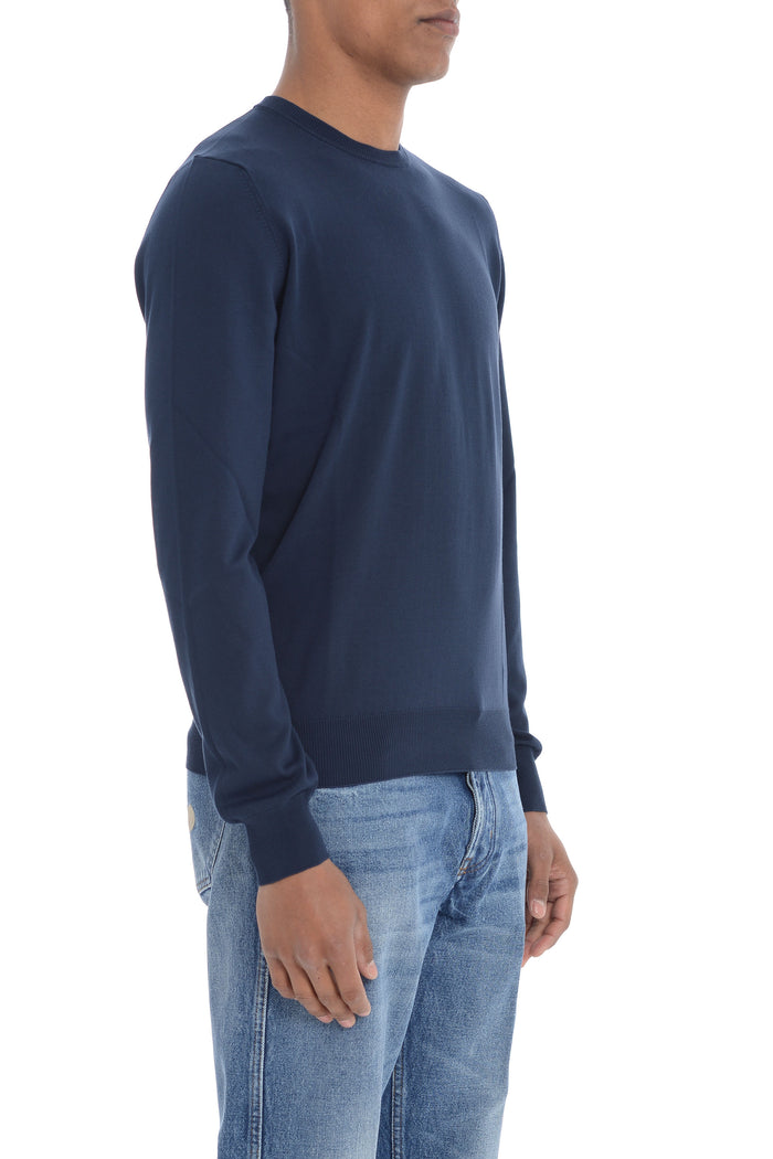 Fileria Men's blue shirt with long sleeves 3