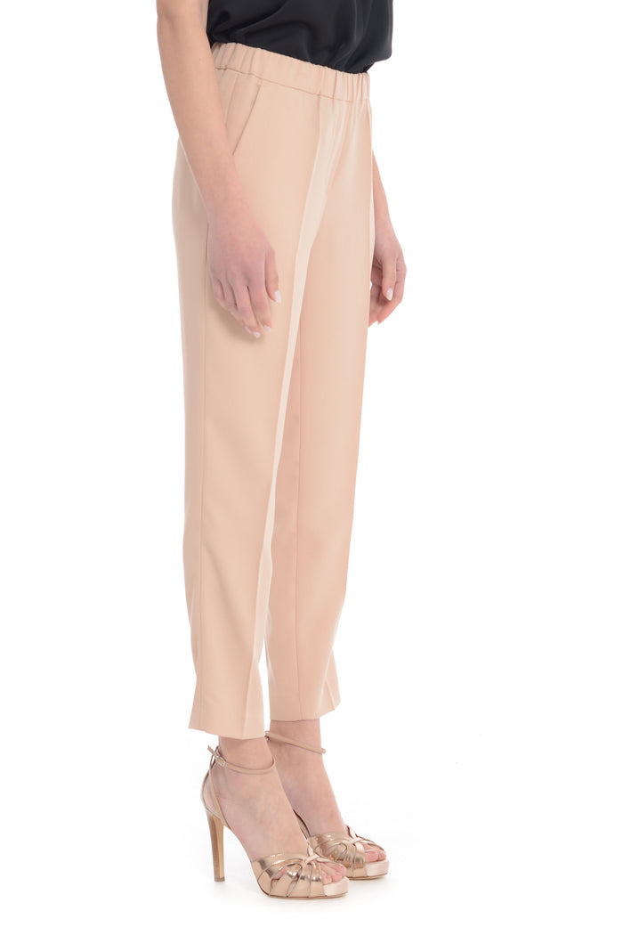 F.it Pantalone Beige Donna a Sigaretta 2