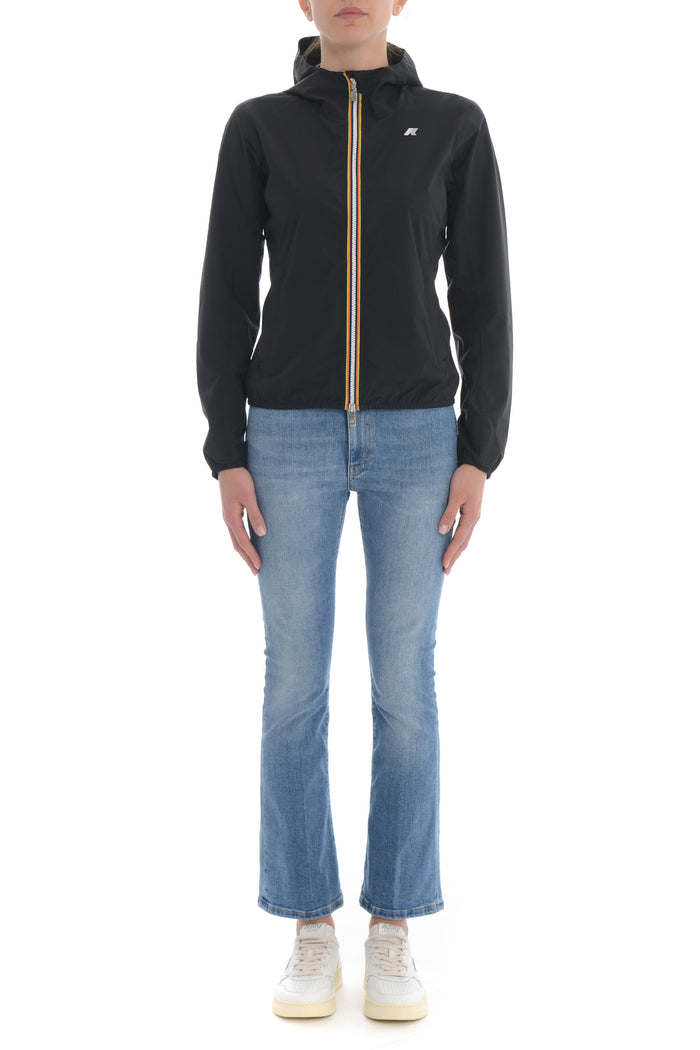 K-way Damen-Jacke „Lily“ mit Stretch-Punkten in Schwarz 1