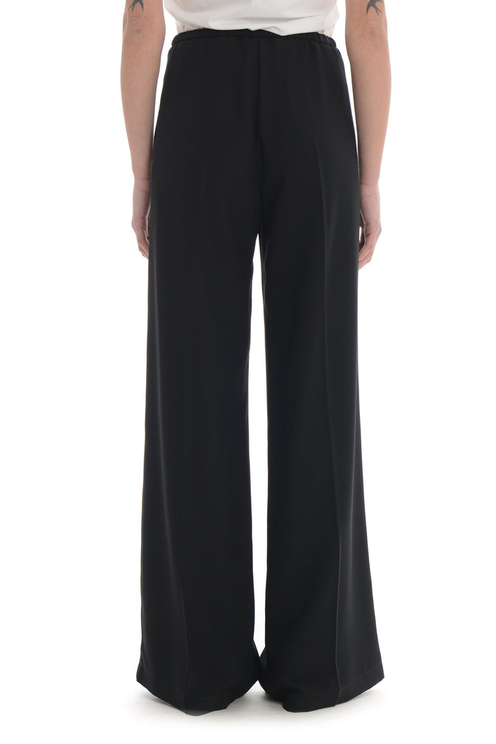 F.it Pantalone Nero Donna Palazzo 3