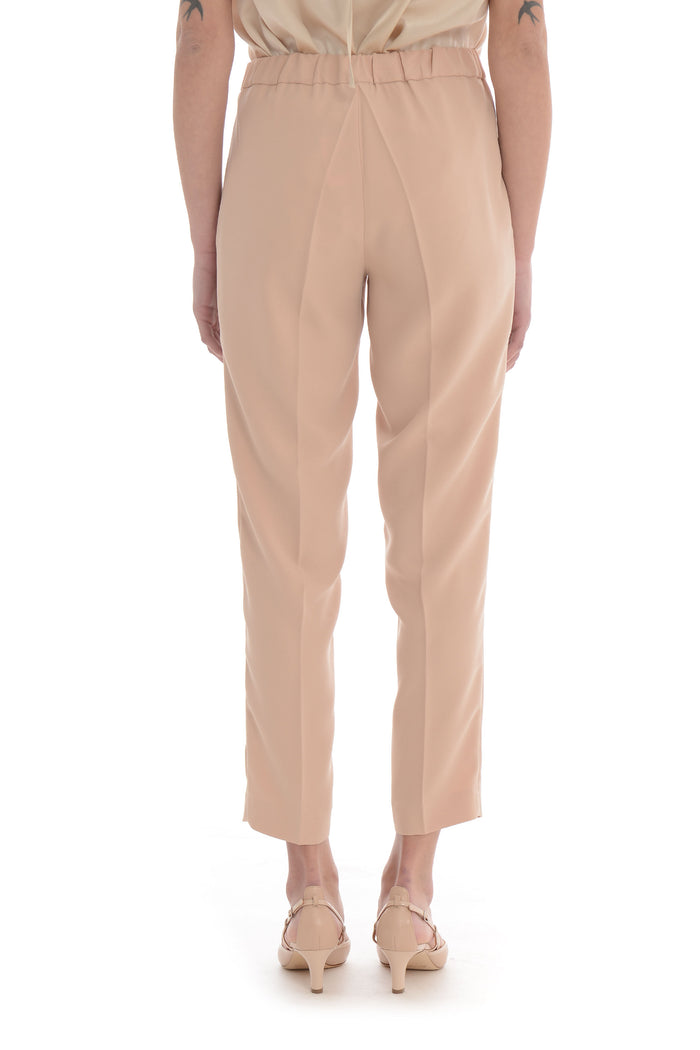 F.it Pantalone Beige Donna a Sigaretta 4