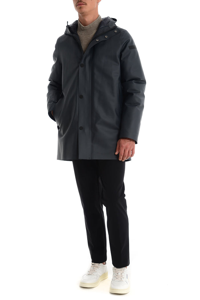 Rrd Men's Blue Jacket Rubber Double Parka 2