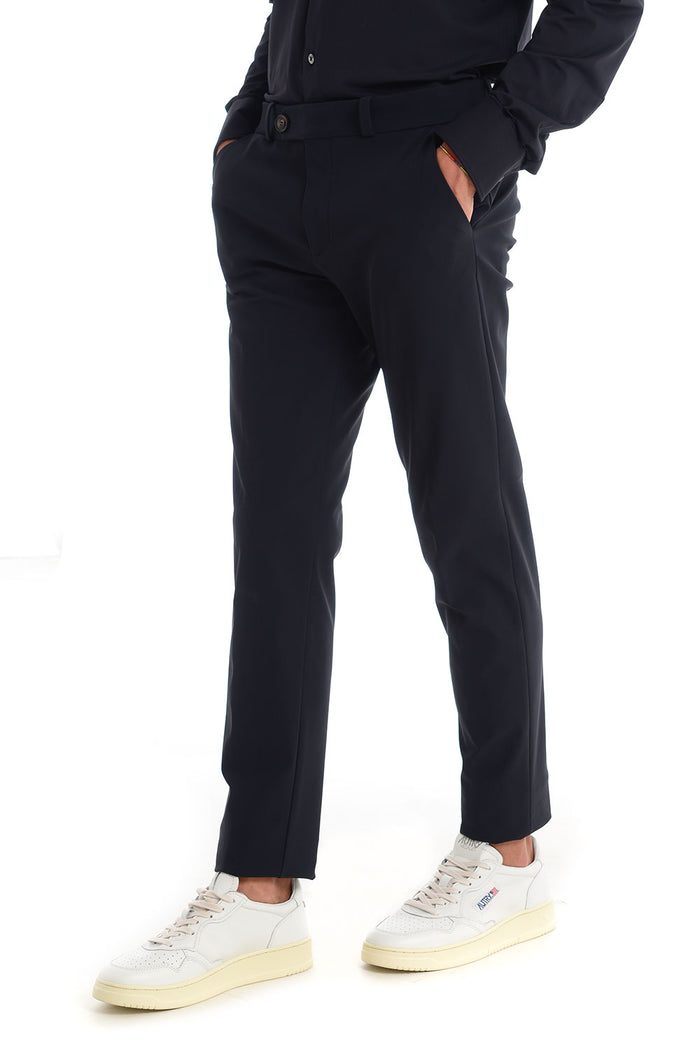 Rrd Blue Men's Straight Leg Trousers 1