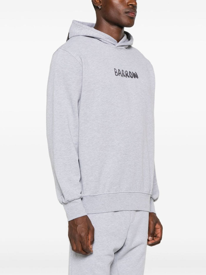 Barrow Unisex Grey Hoodie 1