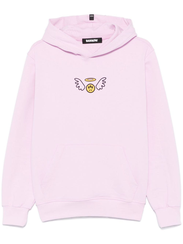 Barrow Unisex Pink Sweatshirt Angel Print 6