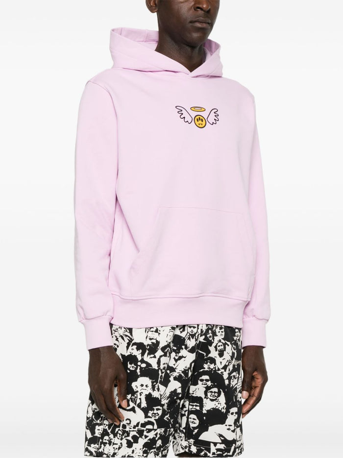 Barrow Unisex Pink Sweatshirt Angel Print 3