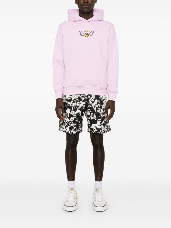 Barrow Unisex Pink Sweatshirt Angel Print 1