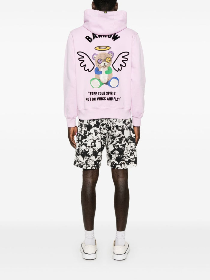 Barrow Unisex Pink Sweatshirt Angel Print 5