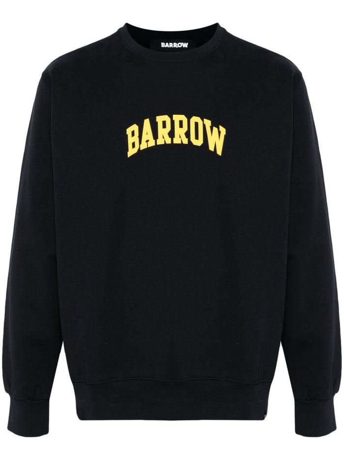 Barrow Unisex Black Sweatshirt with Print 6