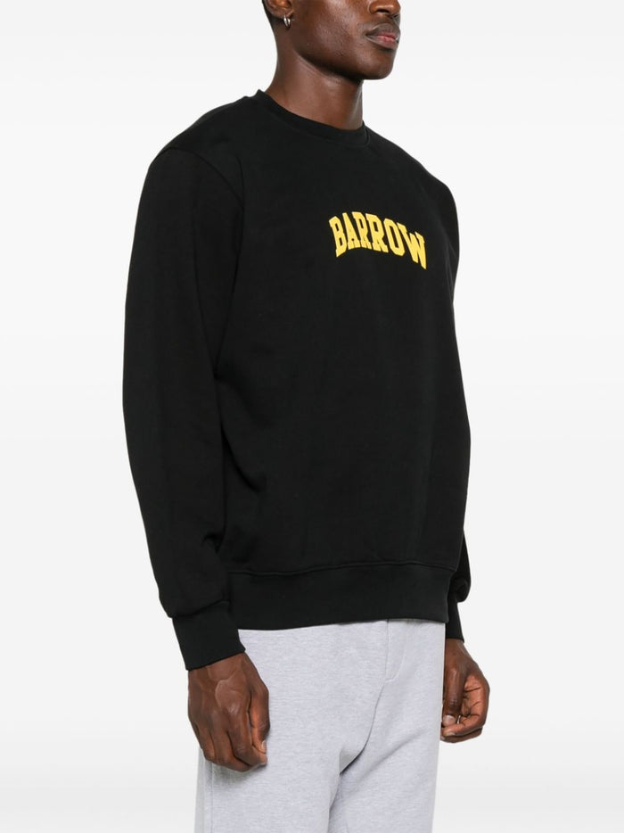 Barrow Unisex Black Sweatshirt with Print 1