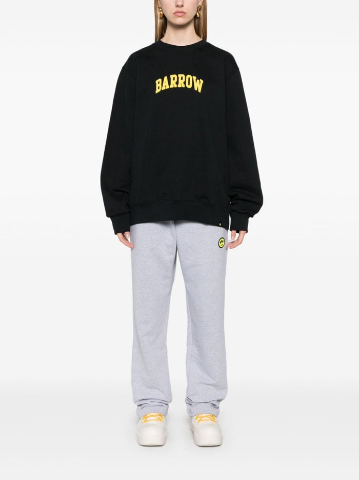 Barrow Unisex Black Sweatshirt with Print 3