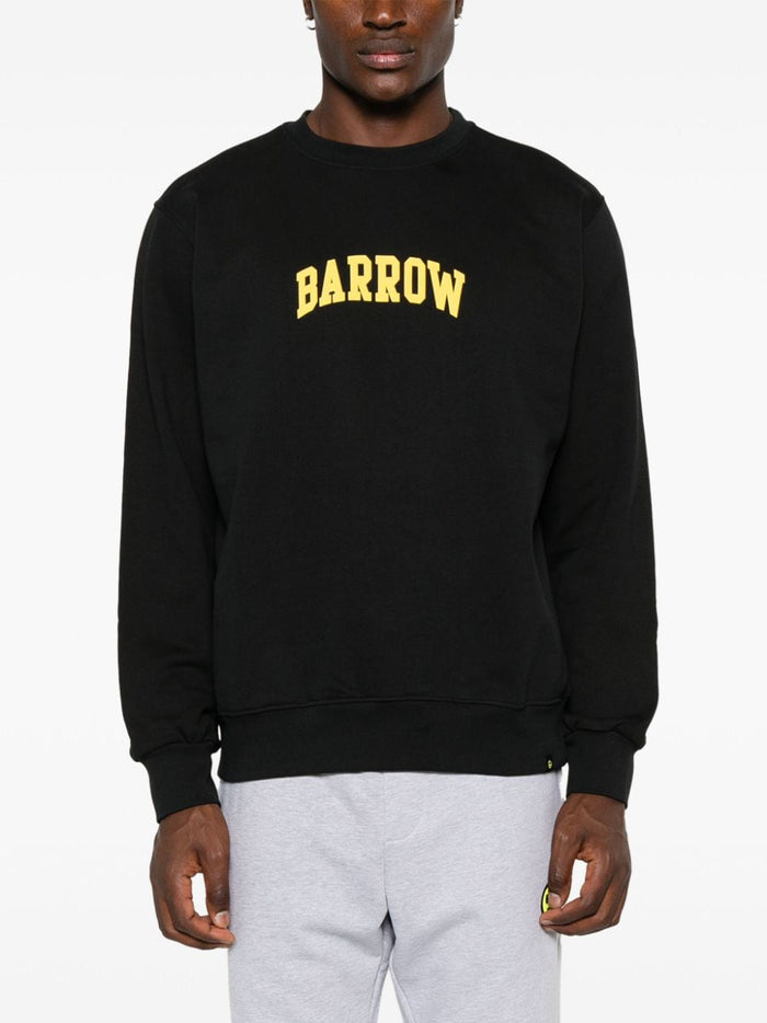 Barrow Unisex Black Sweatshirt with Print 5