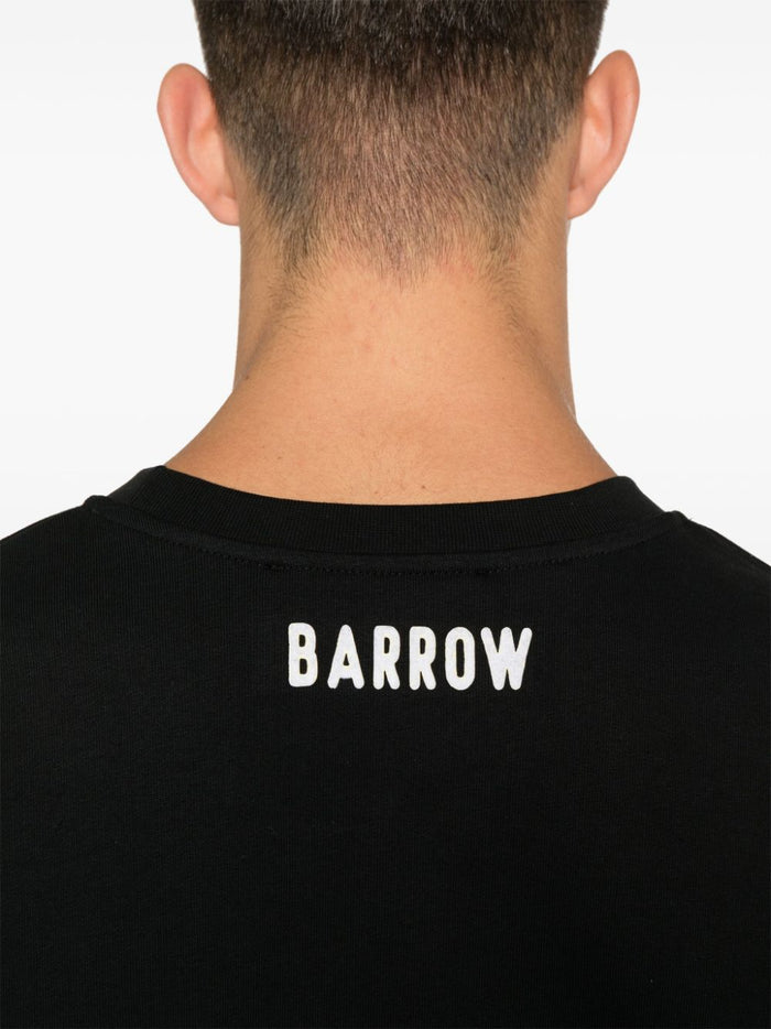 Barrow Felpa Nero Unisex con logo 4