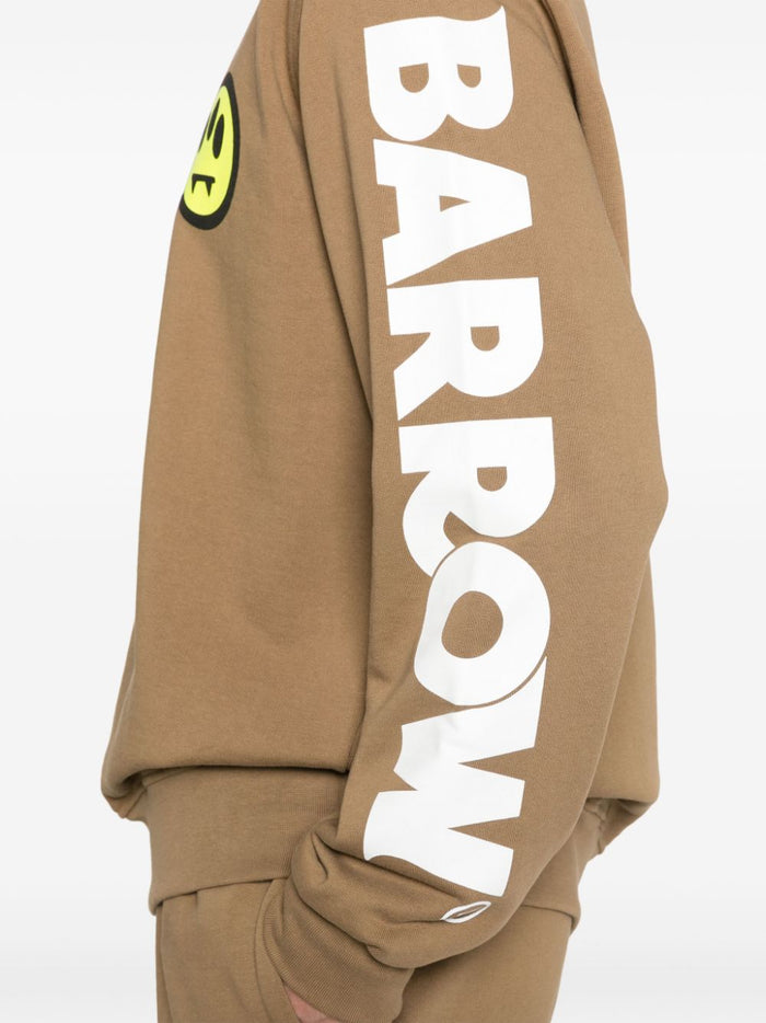 Barrow Unisex Brown Sweatshirt with Print 3