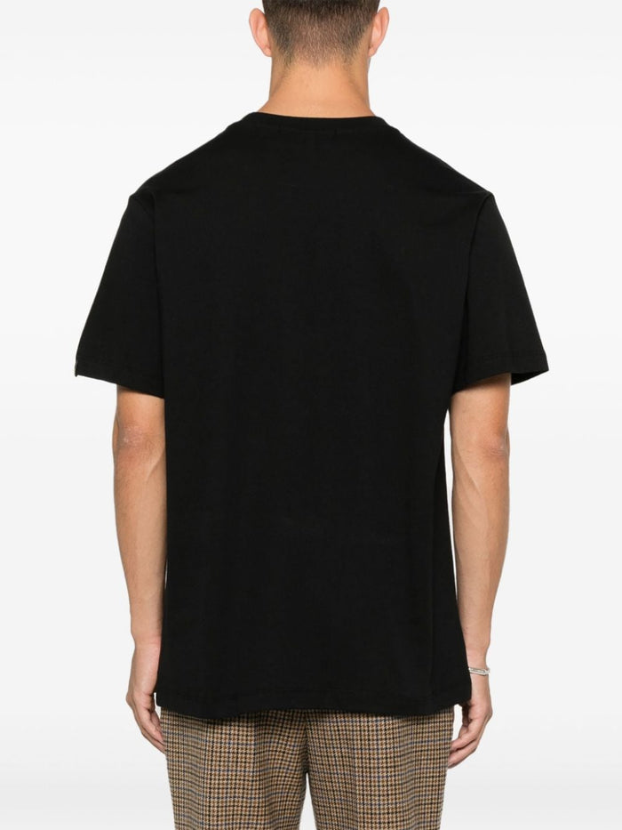 Barrow T-shirt Nero Unisex con stampa 2