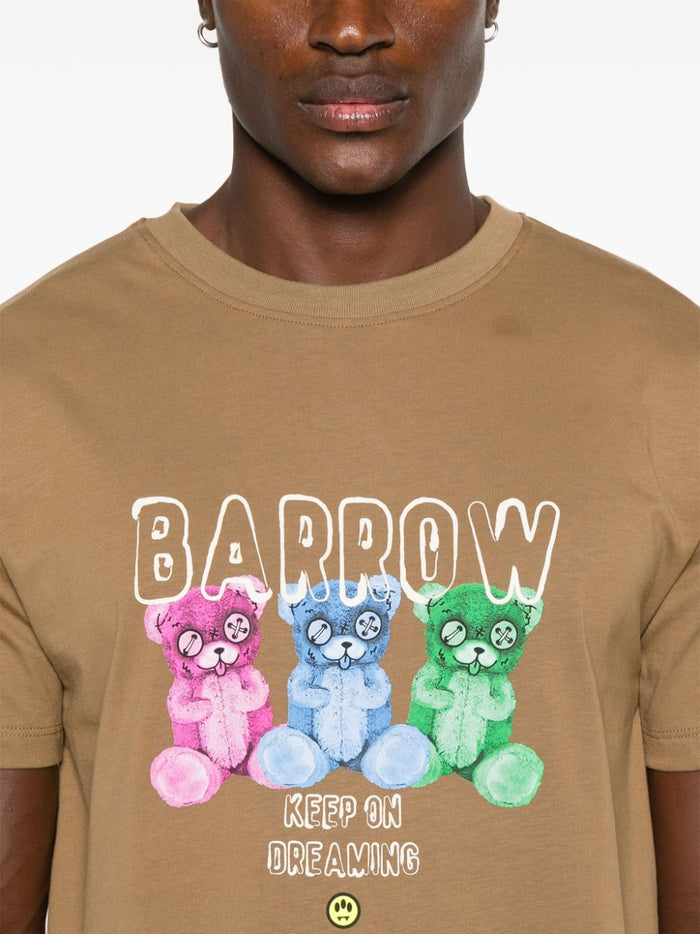 Barrow Brown Unisex T-shirt with print 3