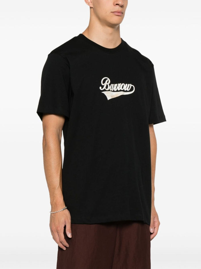 Barrow T-shirt Nero Unisex con logo 1