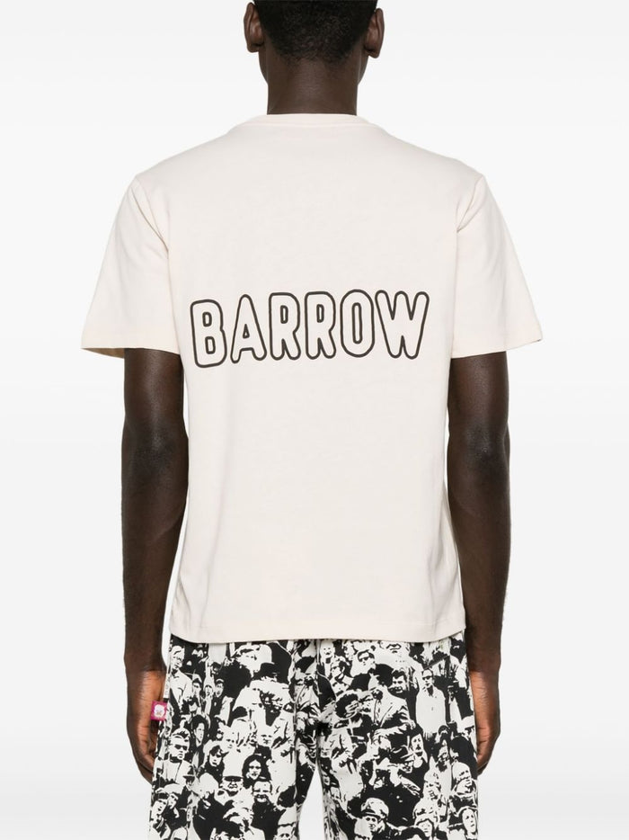 Barrow T-shirt Off White Donna Stampa Logo Cuore 4