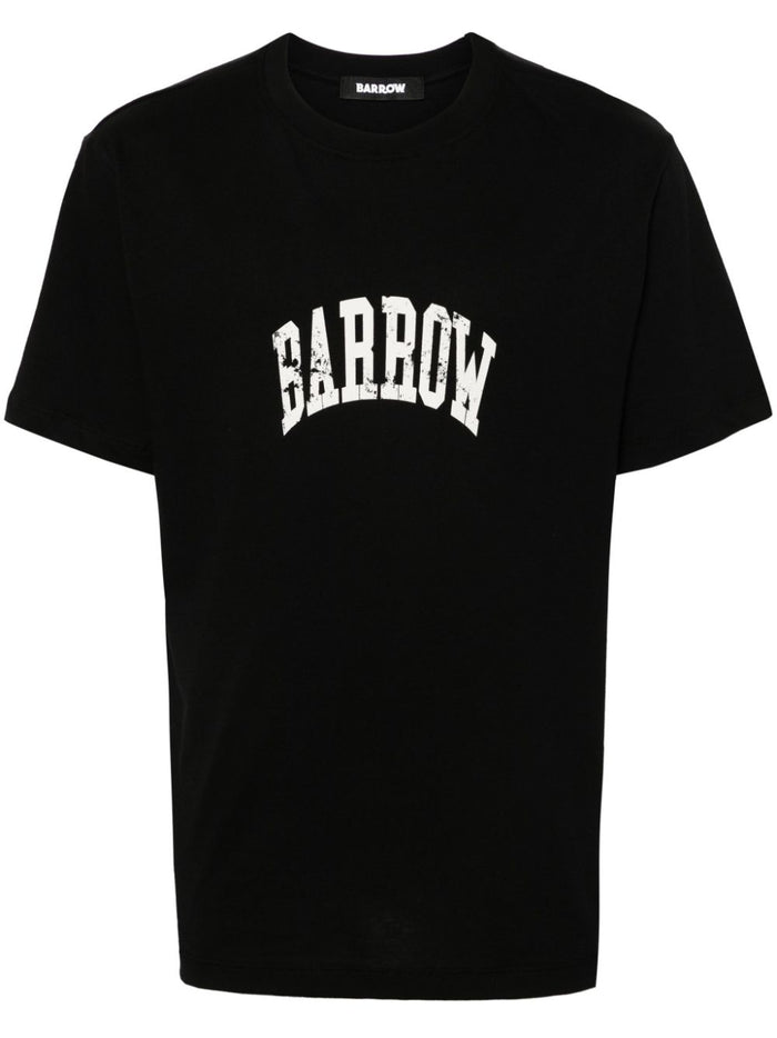 Barrow T-shirt Nero Unisex con stampa 6