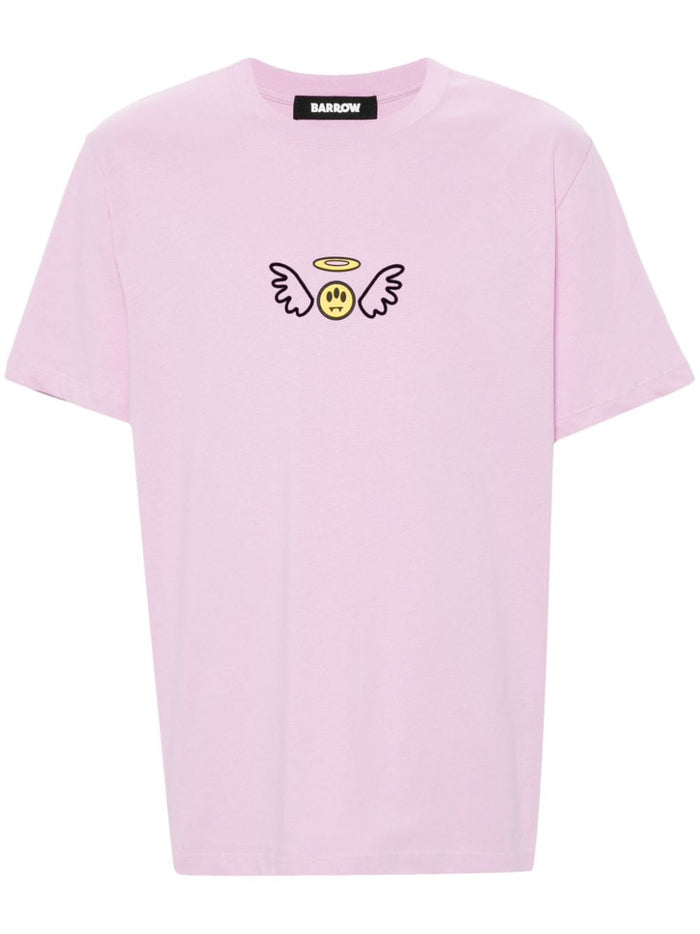 Barrow Unisex Pink T-Shirt with Print 6