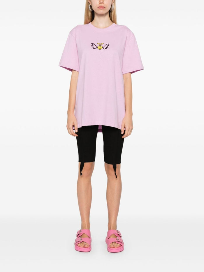 Barrow Unisex Pink T-Shirt with Print 1