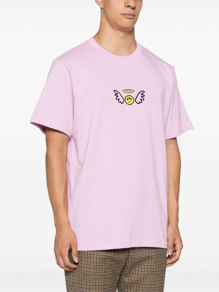 Barrow Unisex Pink T-Shirt with Print 4