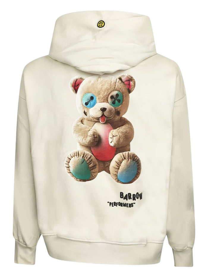 Barrow Felpa Crema Unisex Orso Posteriore 2