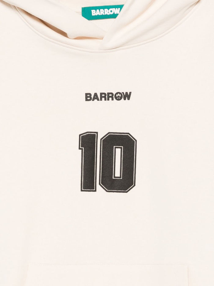 Barrow Unisex Creme Hoodie Nummer 10 3