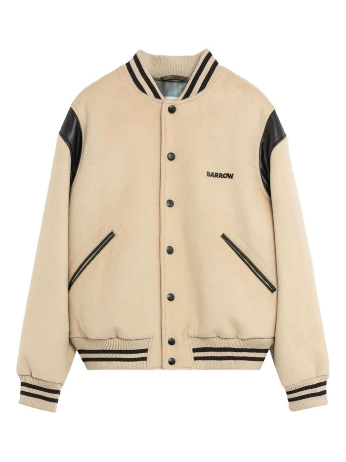 Barrow Unisex Collegejacke Beige 1