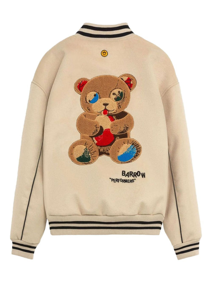 Barrow Unisex Collegejacke Beige 2