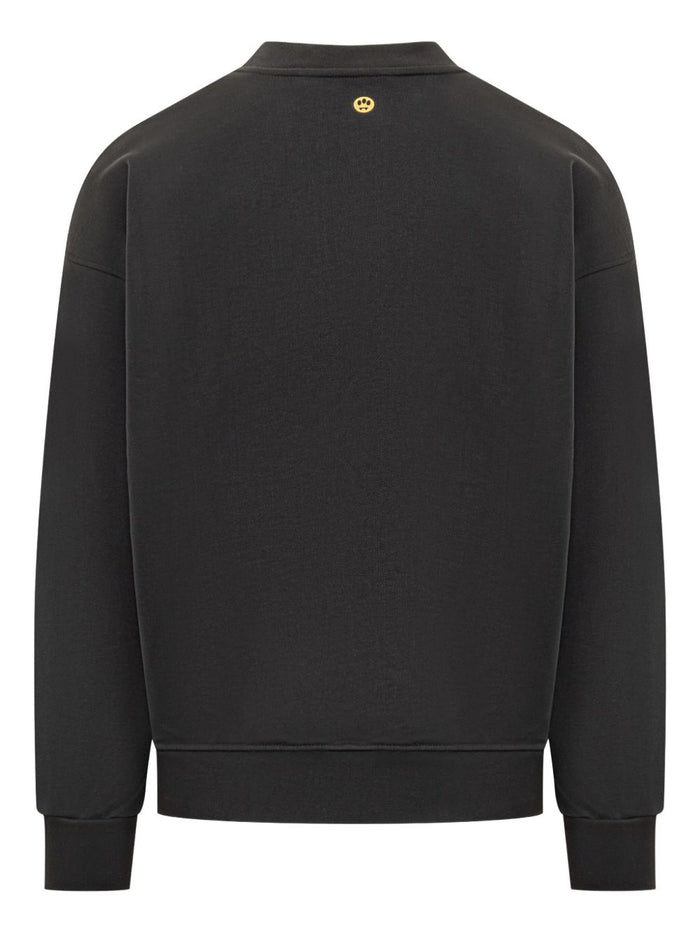 Barrow Damen-Sweatshirt in Schwarz mit Teddybär-Print 2