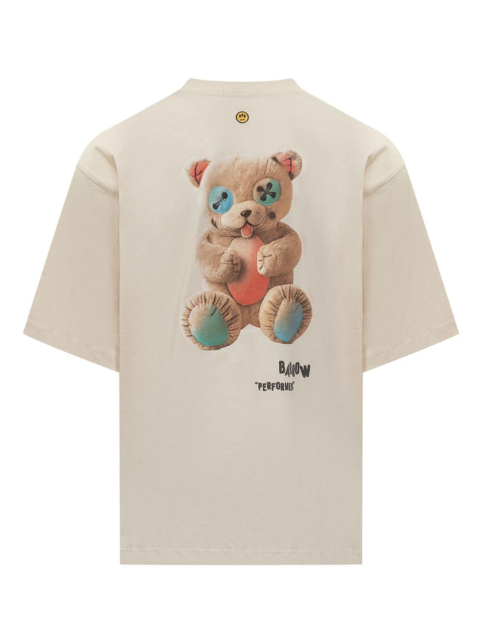 Barrow T-shirt Crema Unisex Orso Posteriore 2