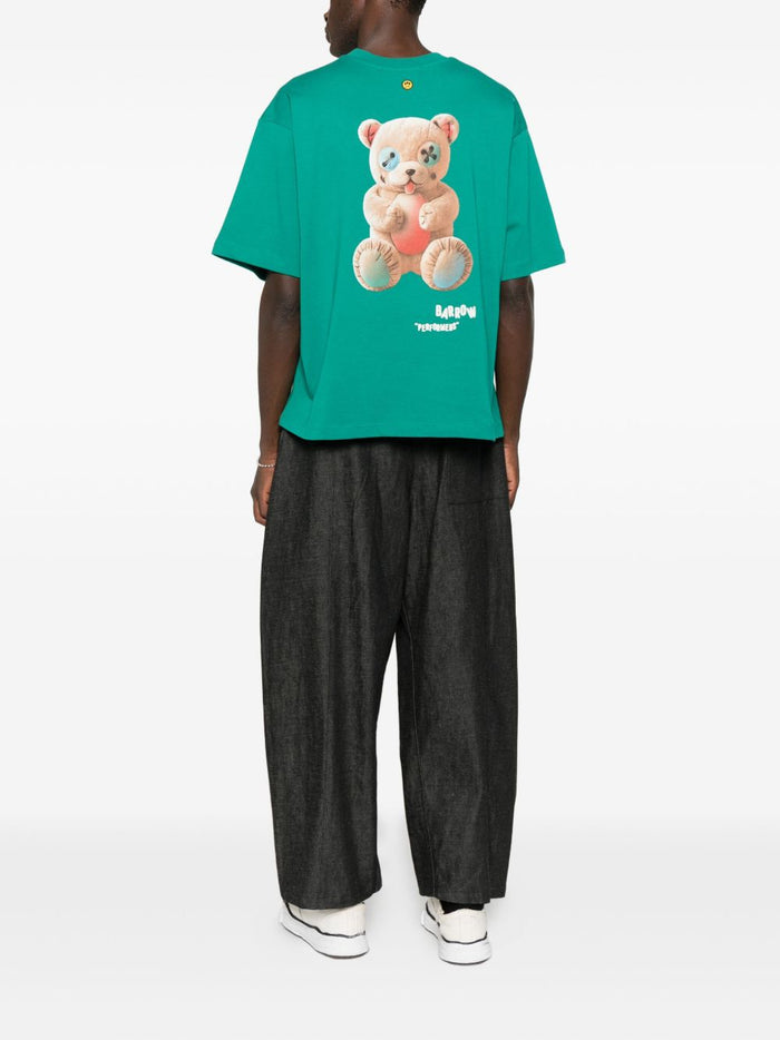 Barrow T-shirt Verde Unisex Stampa Logo 2