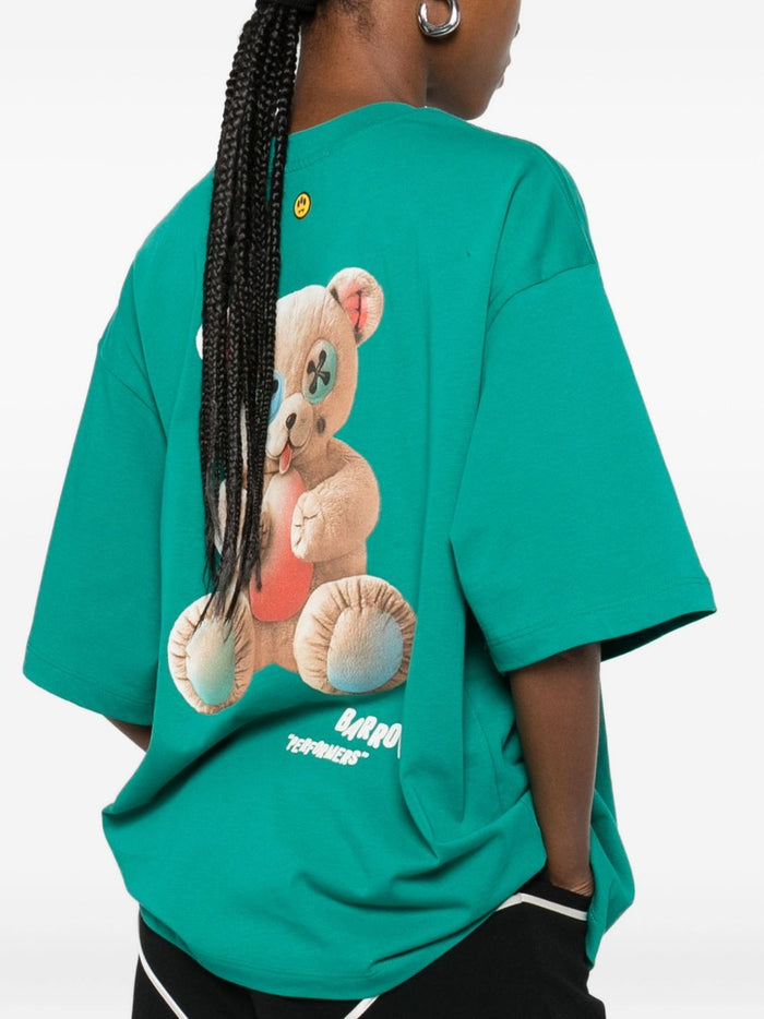 Barrow T-shirt Verde Unisex Stampa Logo 3