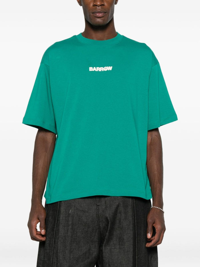 Barrow T-shirt Verde Unisex Stampa Logo 1